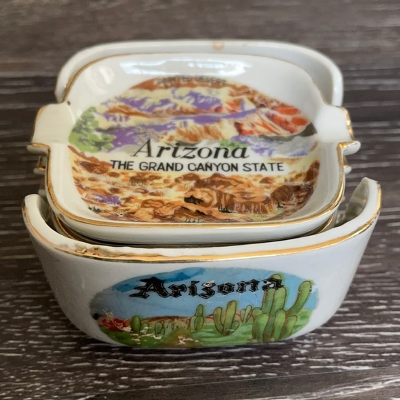 Individual Arizona Nesting Ashtray Set - Picture 3 of 10